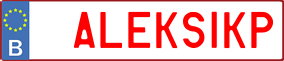 Truck License Plate